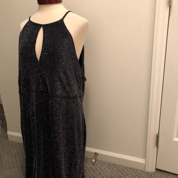 ASOS Dresses & Skirts - ASOS SPARKLE KEYHOLE MAXI DRESS PLUS SIZE